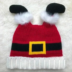Upside Down Christmas Santa Hat Toddler size 2T